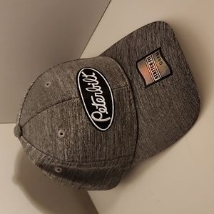 S/M Gray Peterbilt stretch fit cap